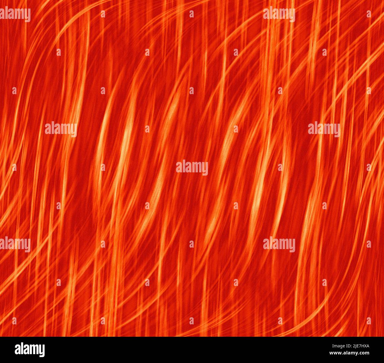 Orange and yellow waves abstract design Stock Photo