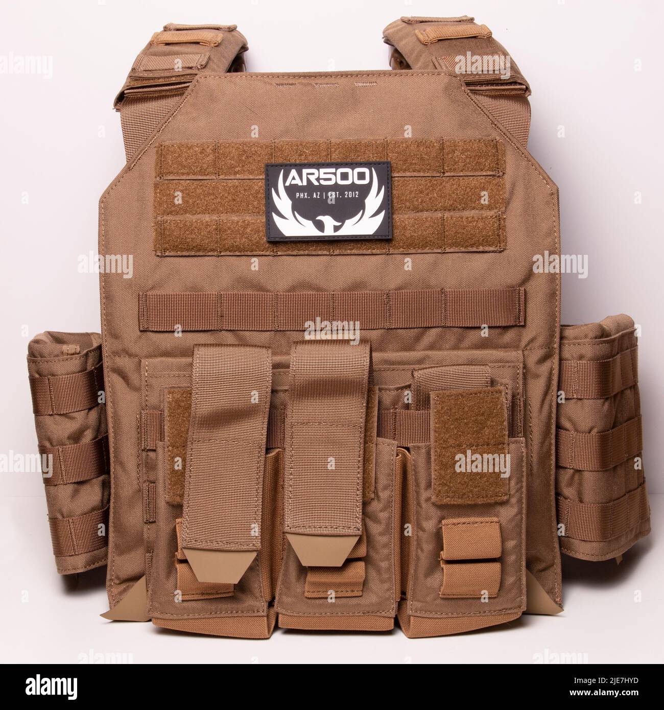 AR500 Testudo Body Armor Plate Carrier - Front Stock Photo