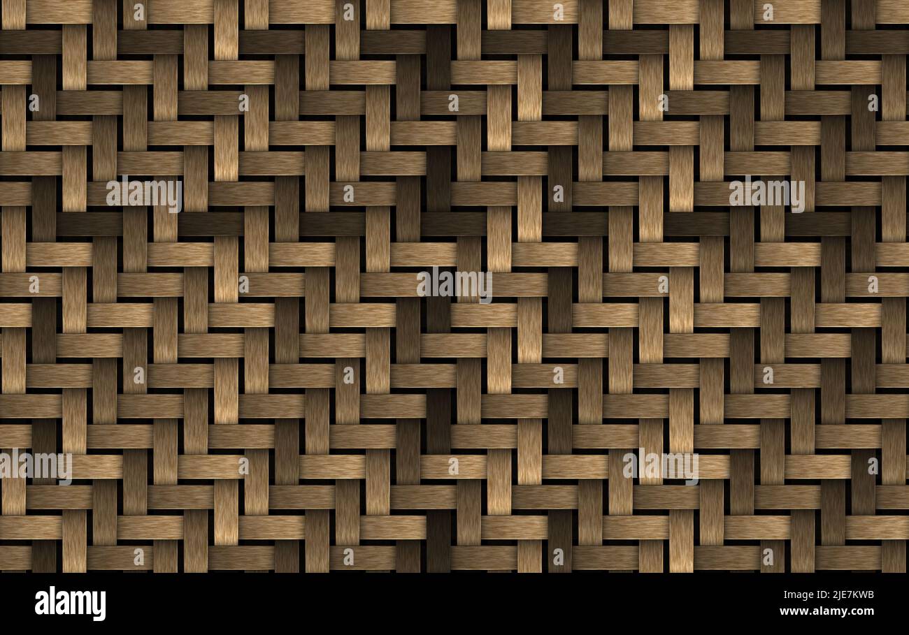 weave rattan basket wood Stock Photo Alamy