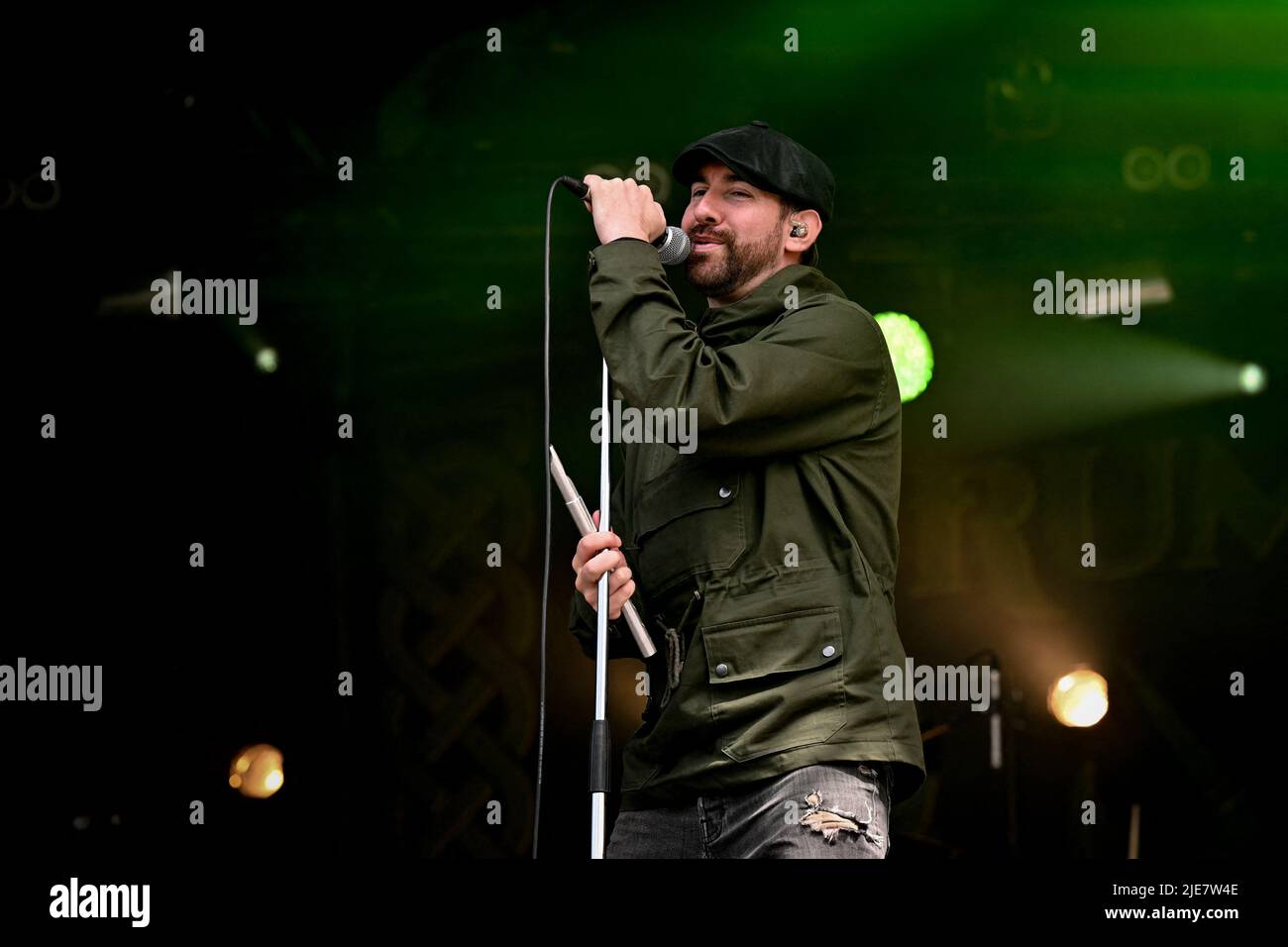 The Rumjacks performing live during day 6 of Hellfest Open Air Festival, in Clisson, France on June 25, 2022. Photo by Julien Reynaud/APS-Medias/ABACAPRESS.COM Stock Photo