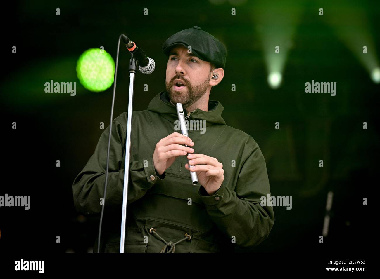 The Rumjacks performing live during day 6 of Hellfest Open Air Festival, in Clisson, France on June 25, 2022. Photo by Julien Reynaud/APS-Medias/ABACAPRESS.COM Stock Photo