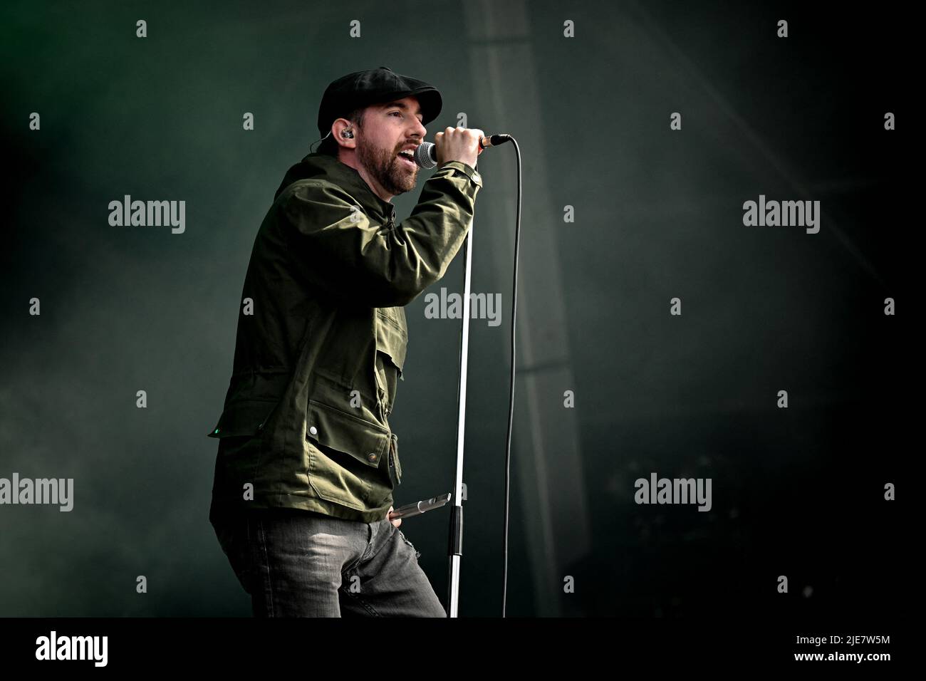 The Rumjacks performing live during day 6 of Hellfest Open Air Festival, in Clisson, France on June 25, 2022. Photo by Julien Reynaud/APS-Medias/ABACAPRESS.COM Stock Photo