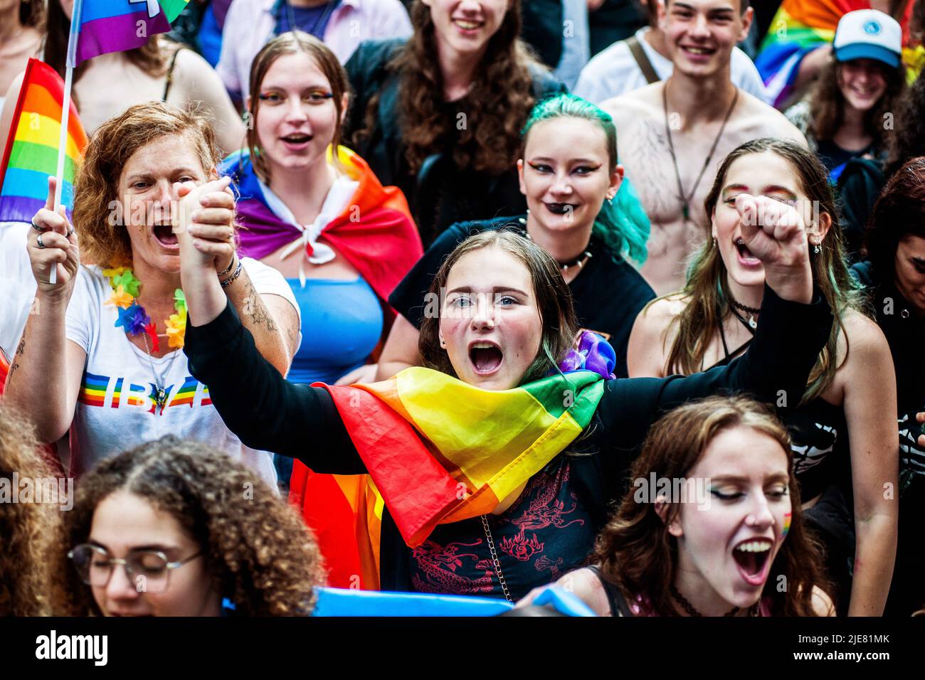 Lgbt Members Thousands of LGBT members and their supporters take part in the Gay ...