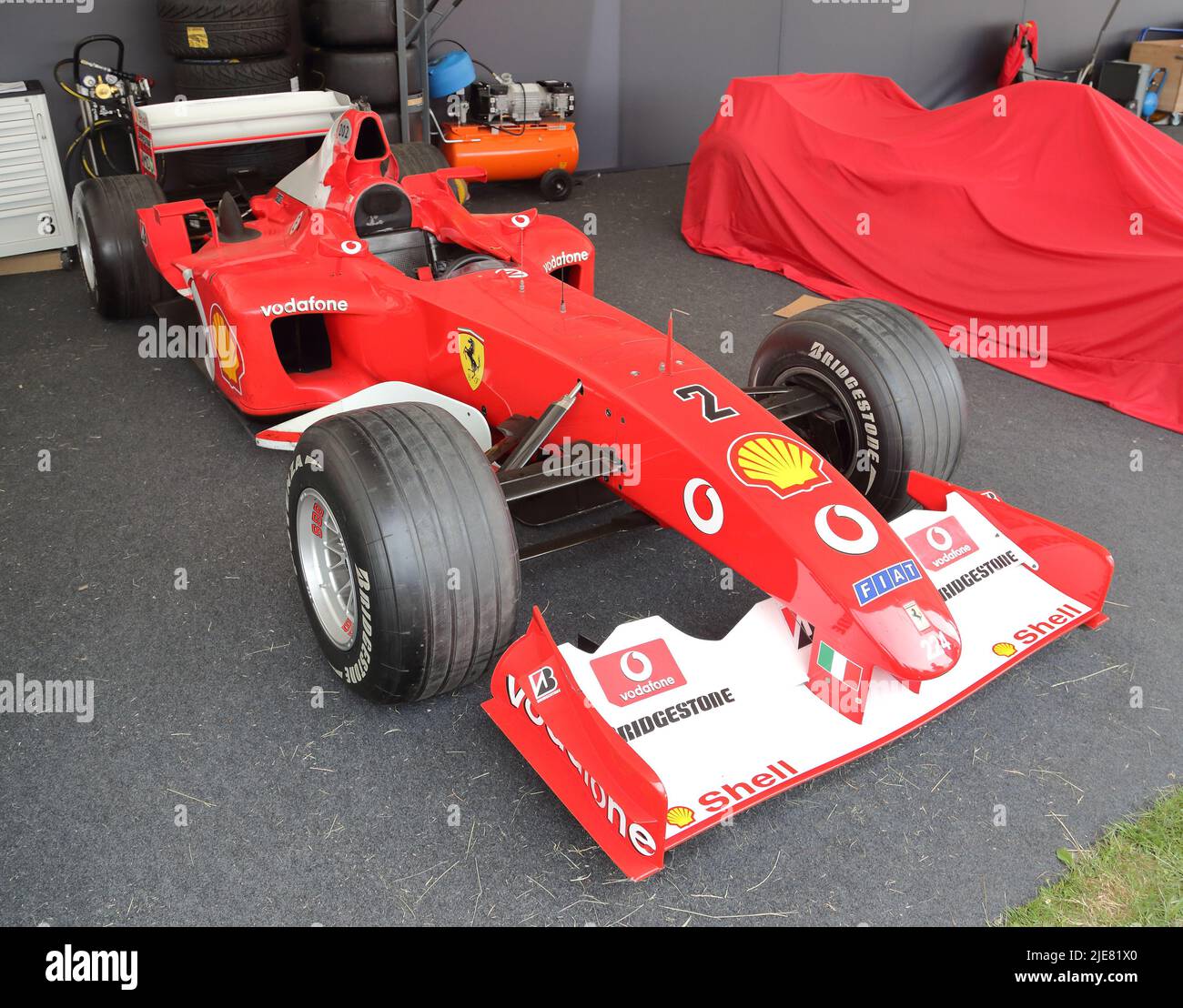 Ferrari F1 car at the Festival of Speed at Goodwood, Sussex, UK