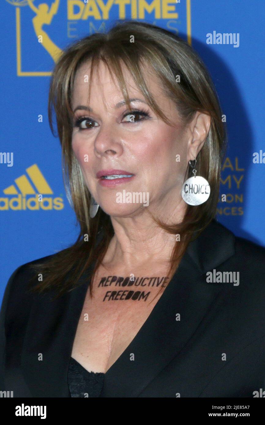 Pasadena, CA. 24th June, 2022. Nancy Lee Grahn at arrivals for 49th Annual Daytime Emmy Awards - Part 2, Pasadena Convention Center, Pasadena, CA June 24, 2022. Credit: Priscilla Grant/Everett Collection/Alamy Live News Stock Photo