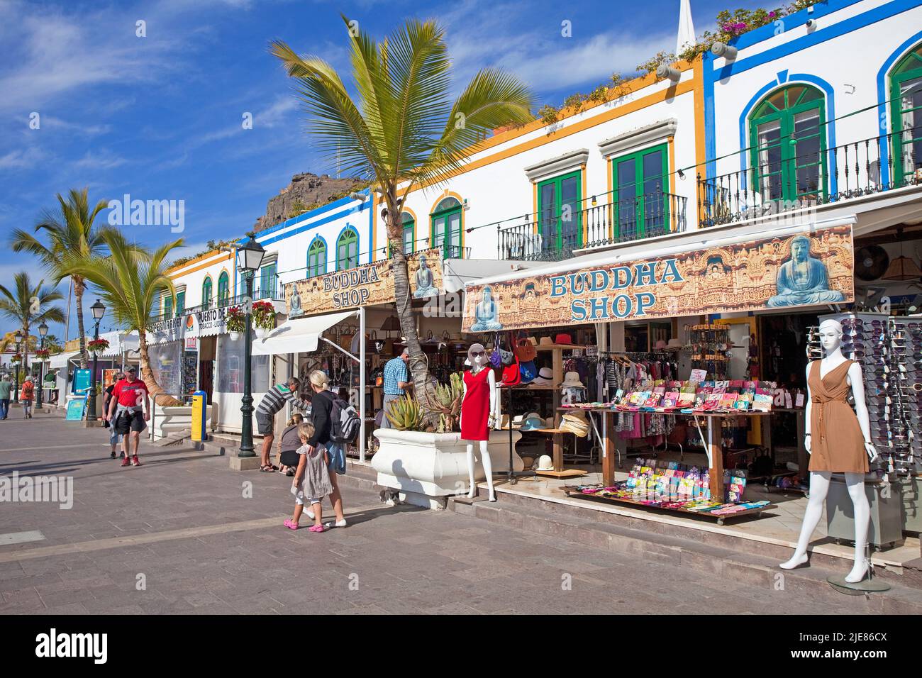 Gran canaria puerto de mogan shopping hi-res stock photography and images -  Alamy