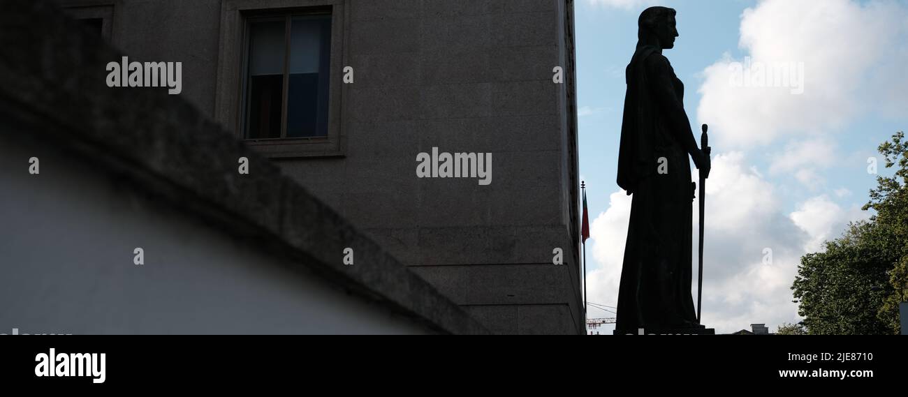 Statue of justice porto hires stock photography and images Alamy