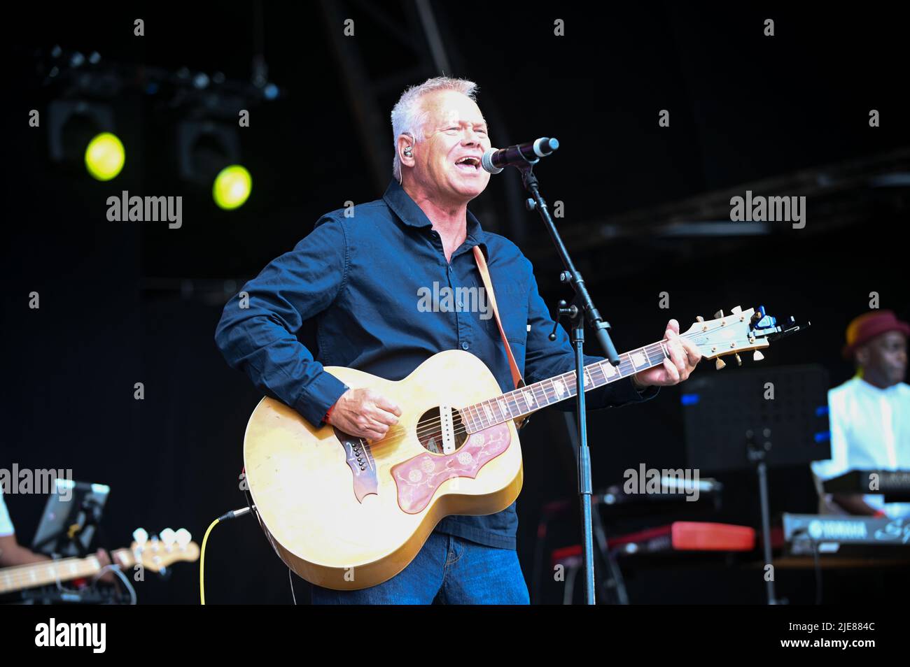June 25, 2022, Leeds, South Yorkshire, U.K: Red Box , Performing at Lets Rock Leeds 80s Festival , Uk ,  25.06.2022 (Credit Image: © Robin Burns/ZUMA Press Wire) Stock Photo