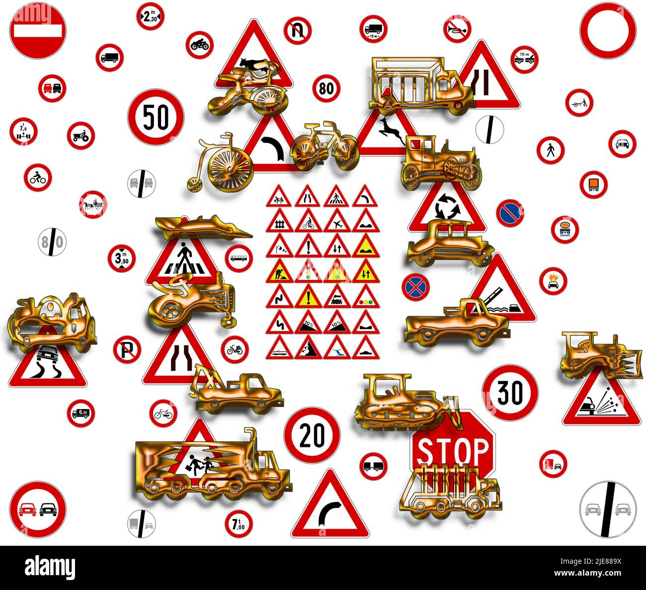 Traffic signals Stock Photo