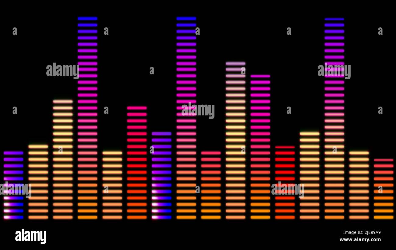 Digital equalizer bar graph, Sound Equalizer Abstract Background