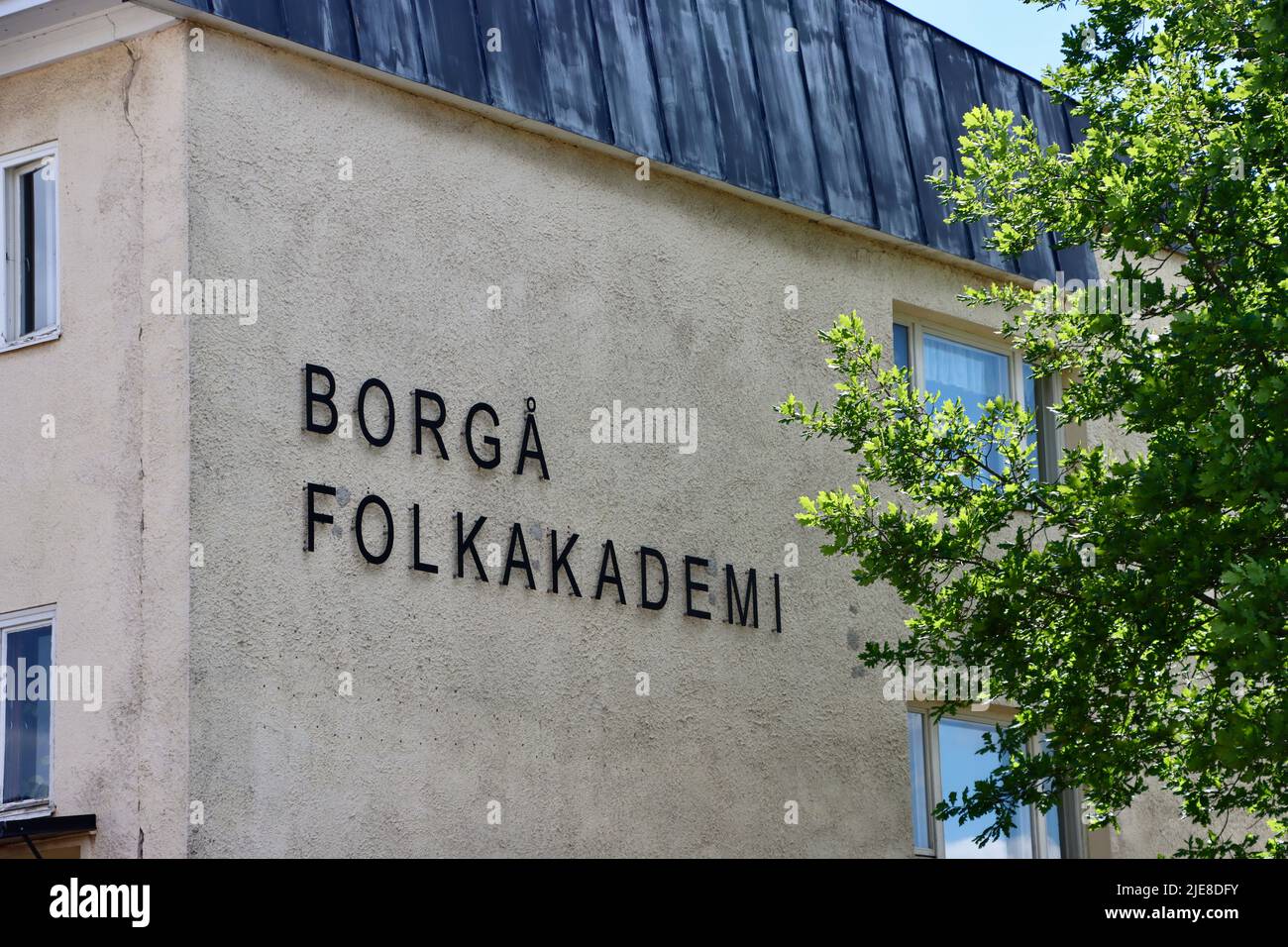 Borgå Folkakademi in Porvoo, Finland Stock Photo