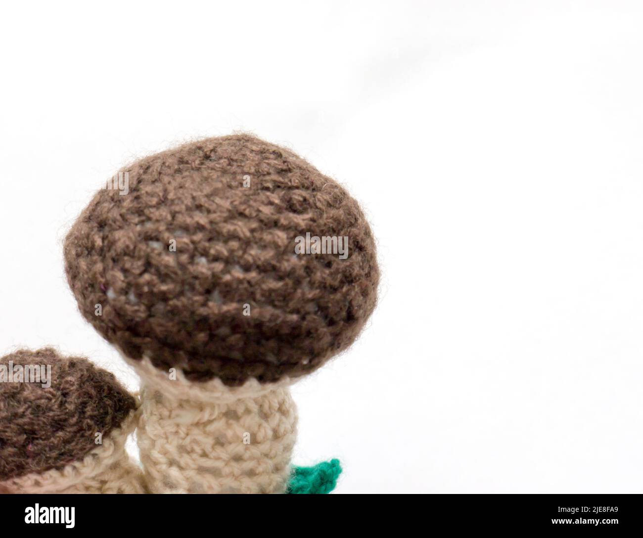 The vintage handmade Knitting patterns. Mushroom Stock Photo Alamy