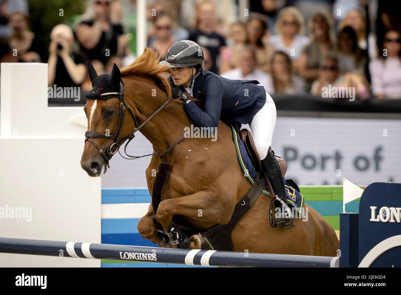 ROTTERDAM - Wilma Hellstrom (Sweden) In Action During The Nations Cup ...