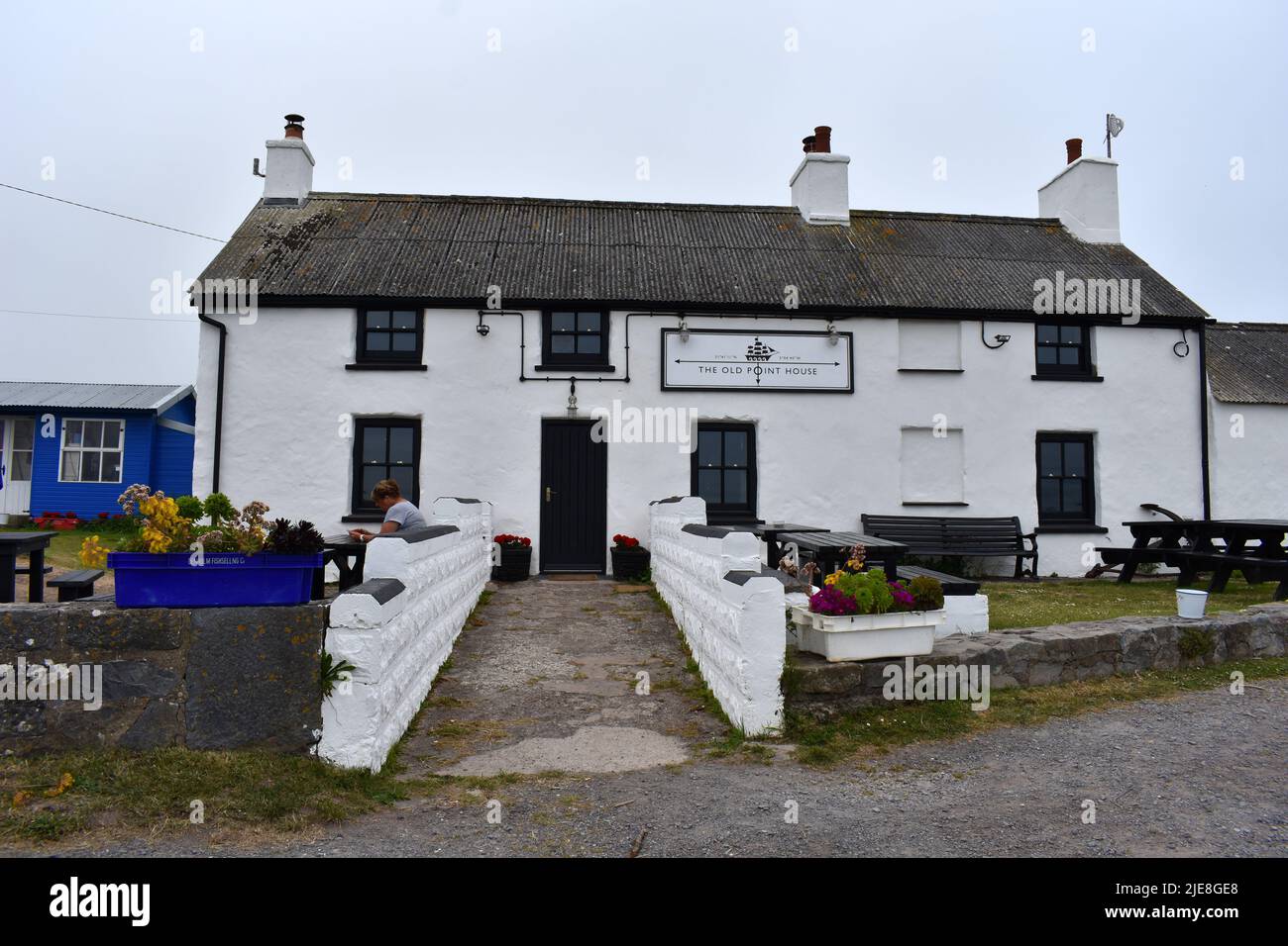 The Old Point House, Angle, Pembrokeshire, Wales Stock Photo