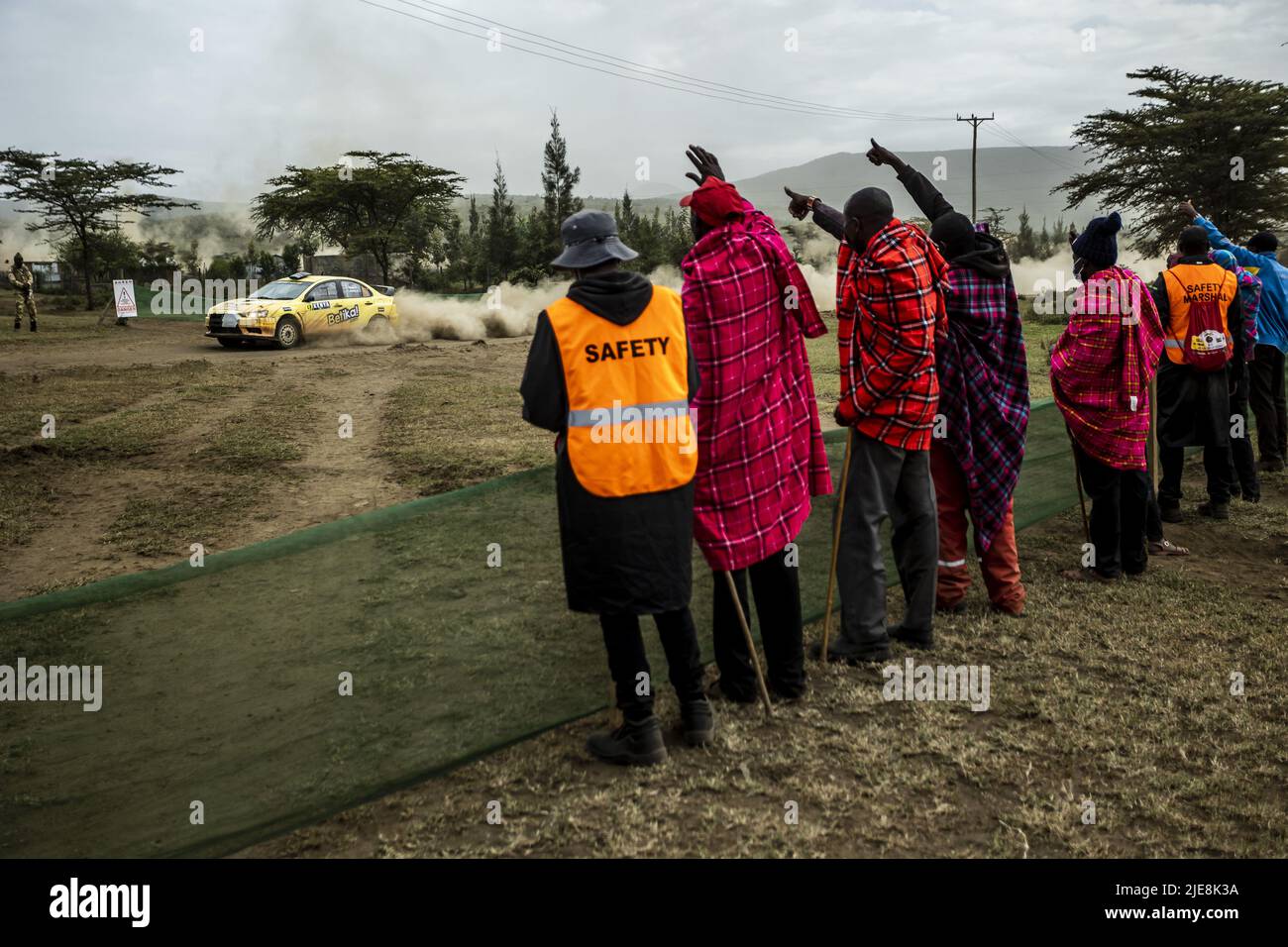 June 26, 2022, Rome, Kenya: Ambience during the Safari Rally Kenya 2022, 6th round of the 2022 WRC World Rally Car Championship, from June 23 to 26, 2022 at Nairobi, Kenya - Photo Nikos Katikis/DPPI/LiveMedia. (Credit Image: © Nikos Katikis/LPS via ZUMA Press) Stock Photo