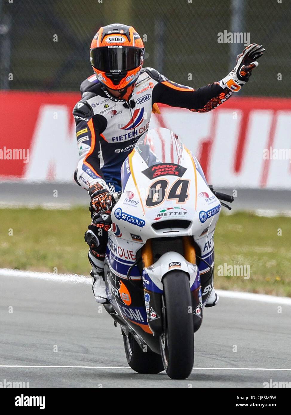 ASSEN Zonta Van Den Goorbergh (NED) on his Kalex in action during the Moto2 final on June 26 ASSEN Zonta Van Den Goorbergh (NED) on his Kalex in action during the Moto2 final on June 26
