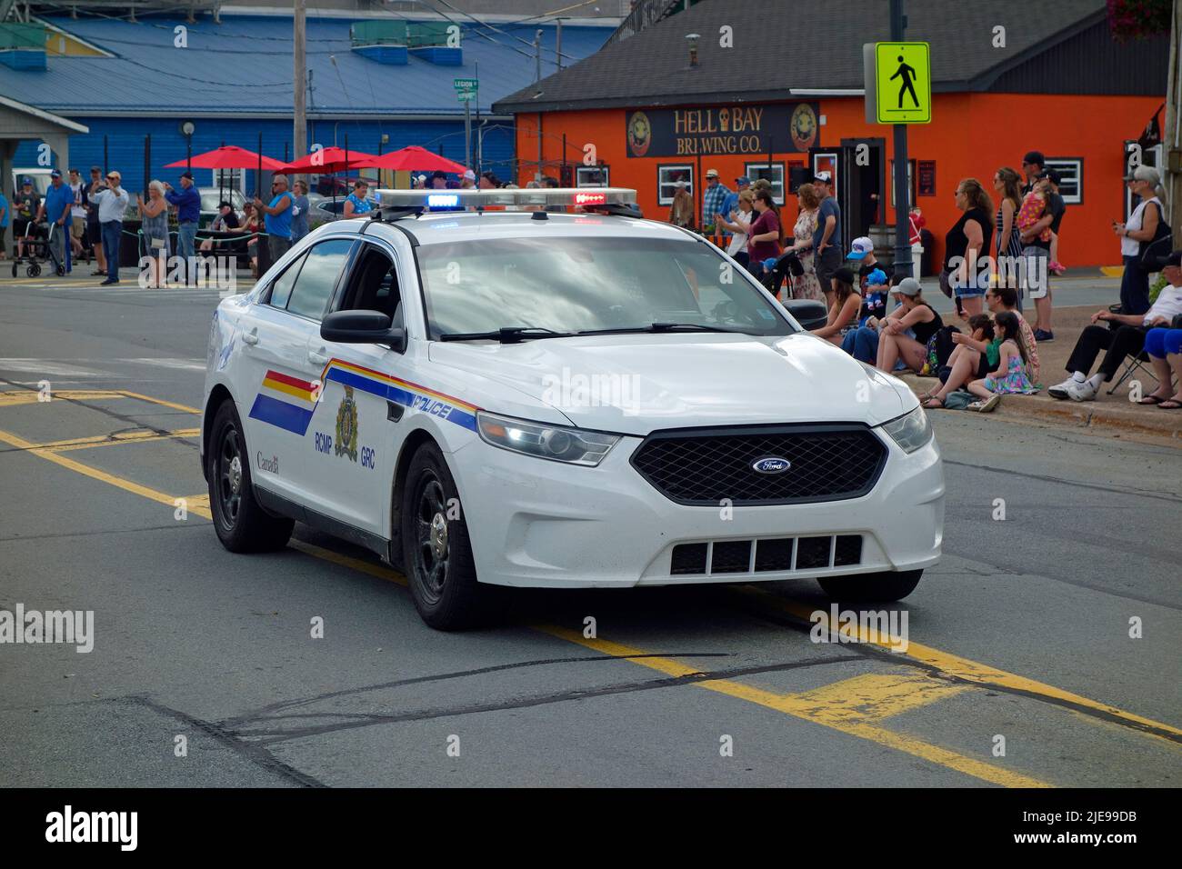 RCMP police car Stock Photo