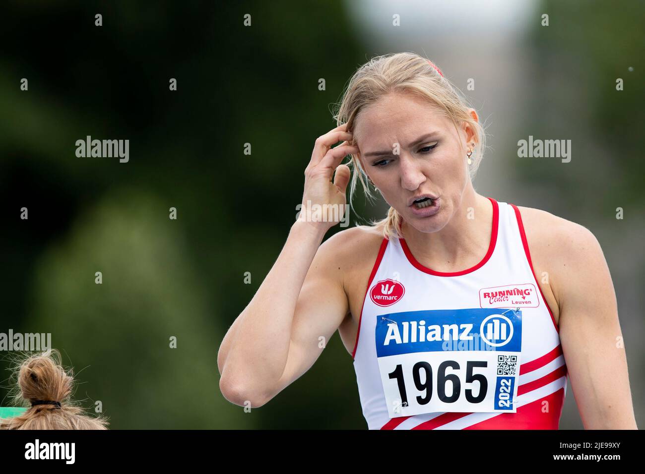 Belgian Hanne Claes Pictured During The Belgian Athletics Championships Sunday 26 June 2022 In