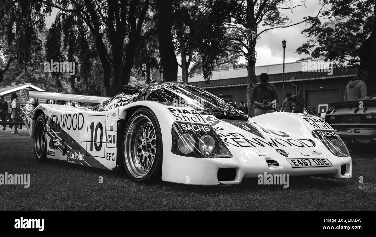 Kremer Kenwood 1988 Porsche 962 ‘E467 ODE’ on display at the Bicester Scramble on the 19th June 2022 Stock Photo