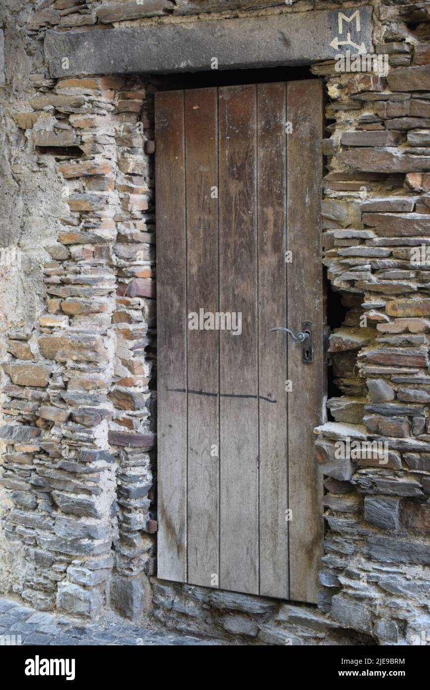 old wooden door Stock Photo
