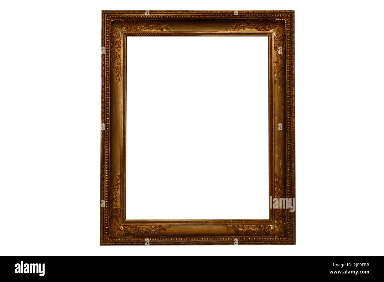 vintage frame isolated on white background Stock Photo - Alamy