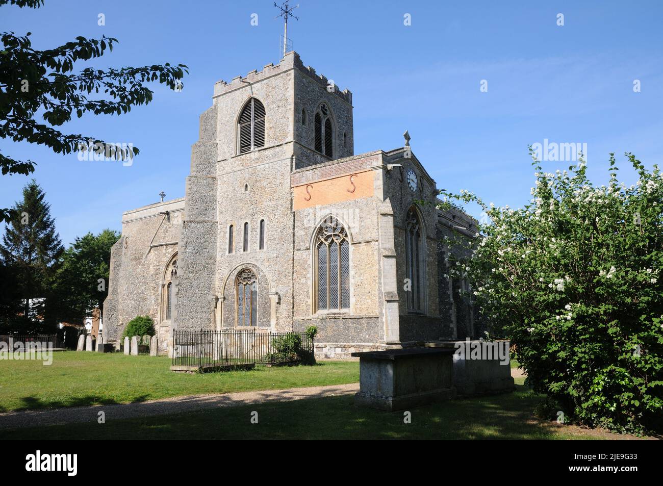 St Mary's Church, Attleborough, Norfolk Stock Photo