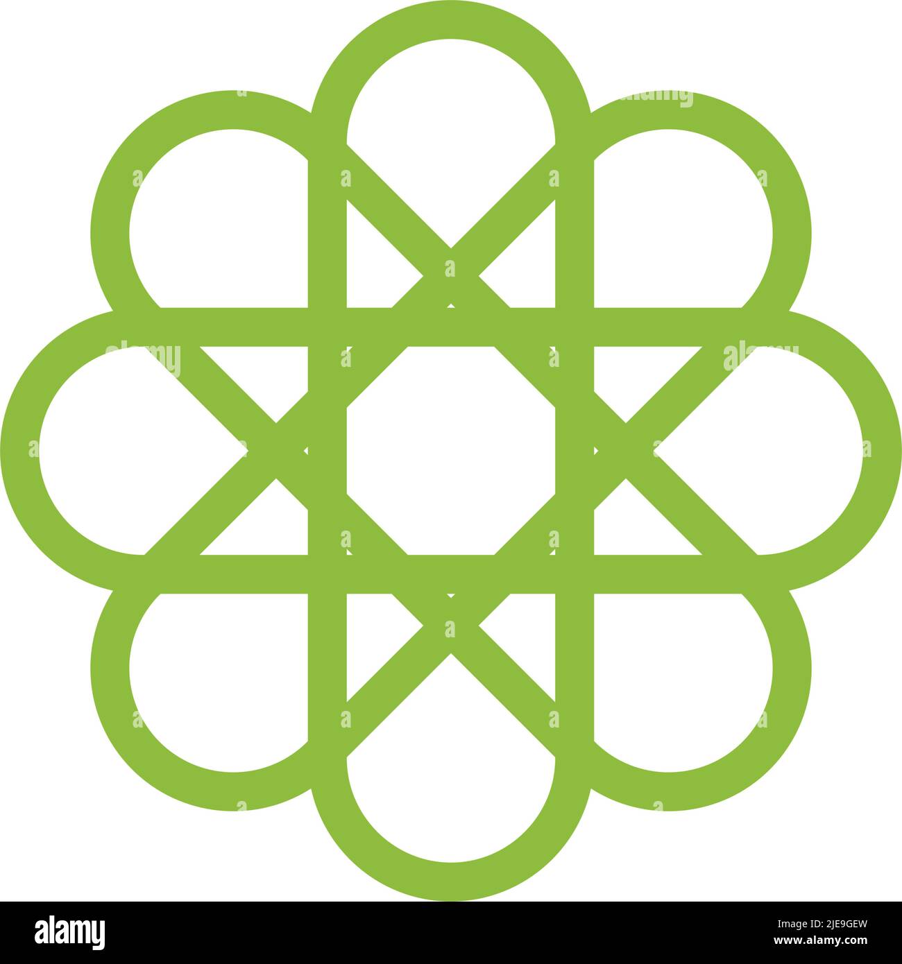 Flower icon logo design inspiration vector template Stock Vector Image ...