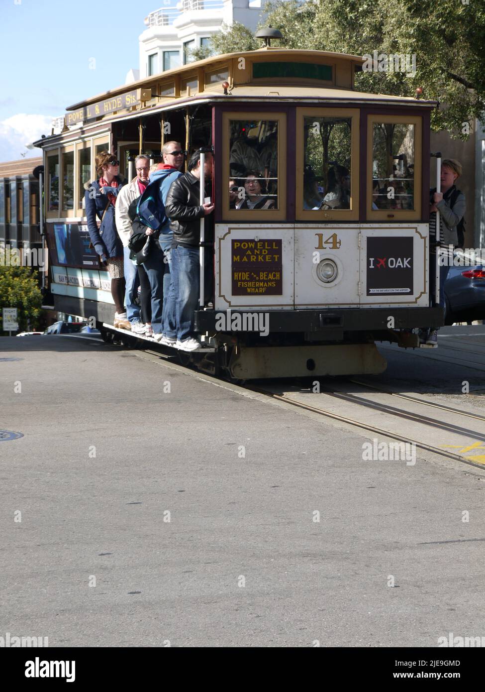 PowellHyde Cable Car 14, Hyde St, May 2011 Stock Photo Alamy