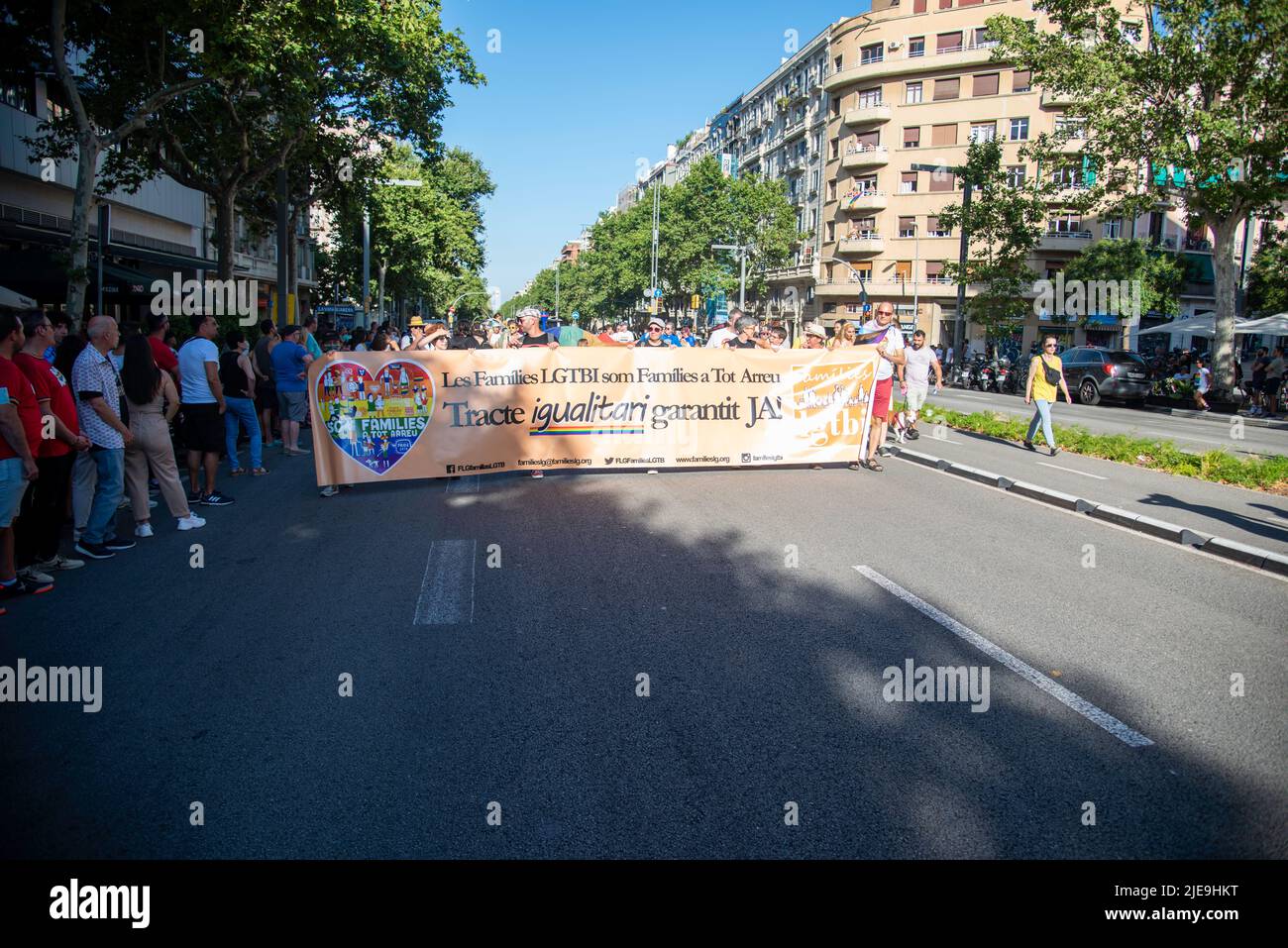 Barcelona 25/06/2022 dia del orgullo gay gay pride barcelona 2022 Stock Photo