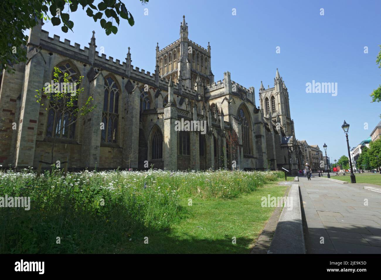 Bristol Cathedral, College Green, Bristol Stock Photo - Alamy