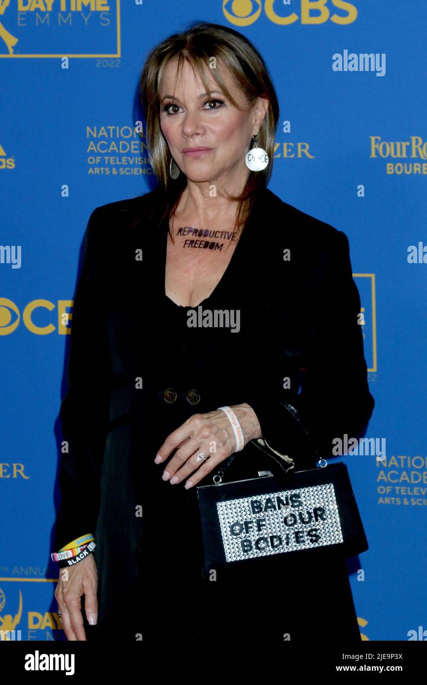 Pasadena, USA. 24th June, 2022. Nancy Lee Grahn at the 49th Daytime Emmys Awards at Pasadena Convention Center on June 24, 2022 in Pasadena, CA (Photo by Katrina Jordan/Sipa USA) Credit: Sipa USA/Alamy Live News Stock Photo