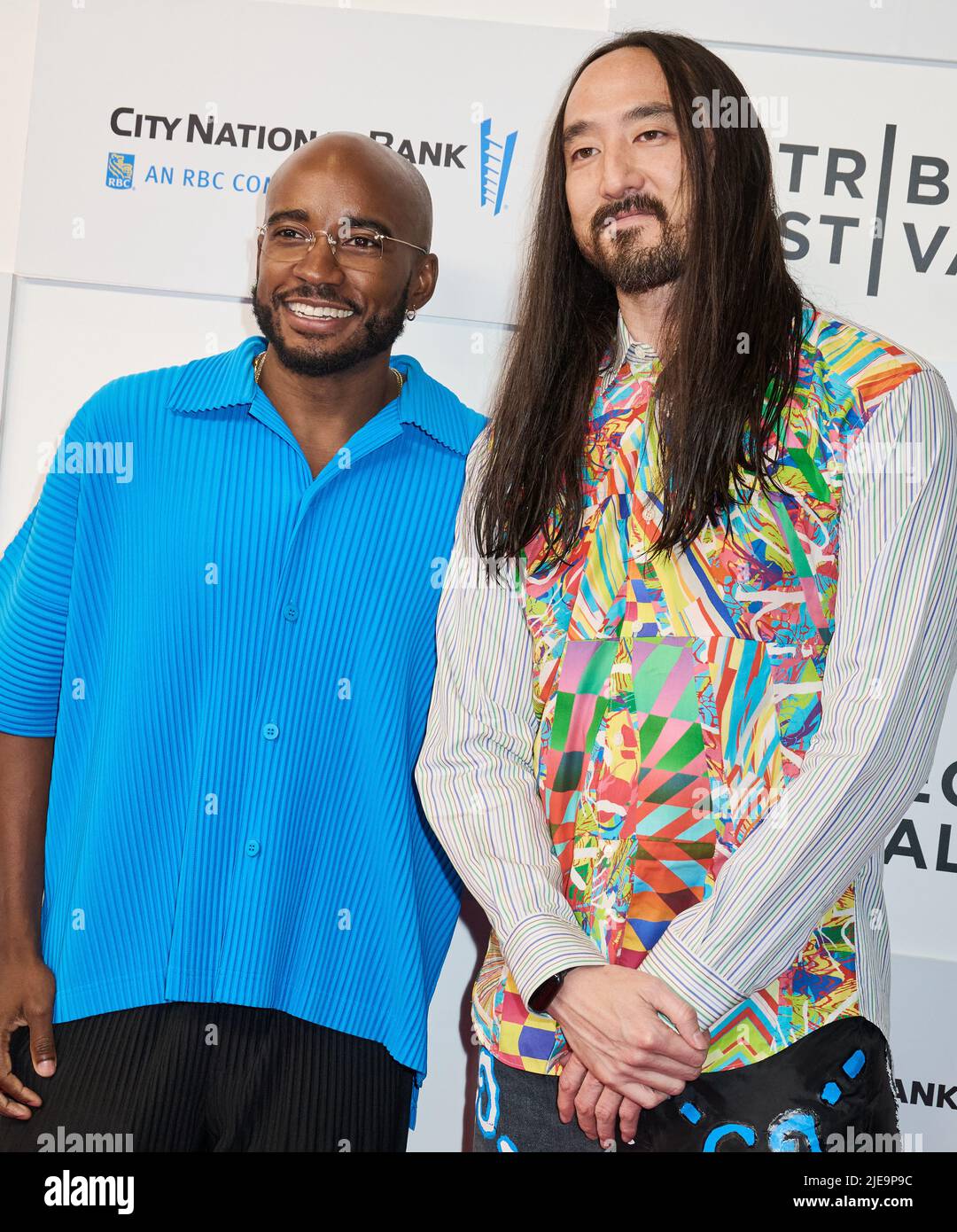 NEW YORK, NY, USA JUNE 13, 2022 Jacques Morel and Steve Aoki attend