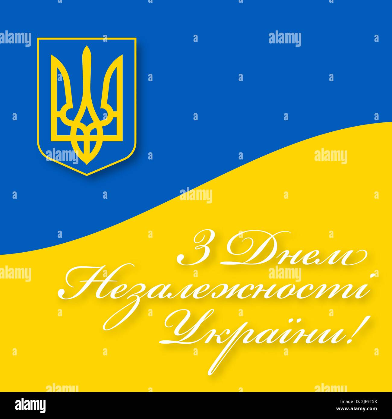 independence day of ukraine vector