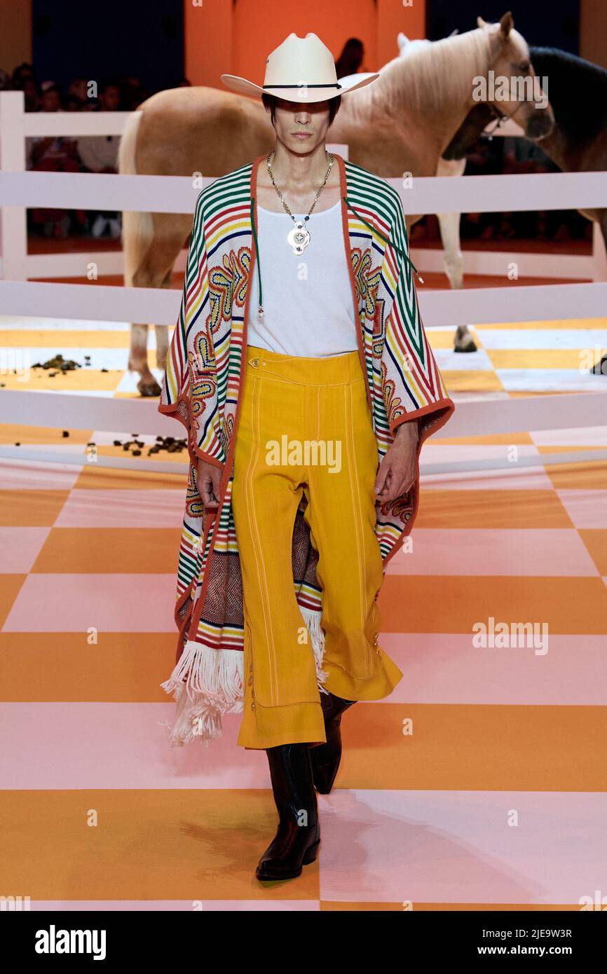 during Paris Fashion Week Menswear 