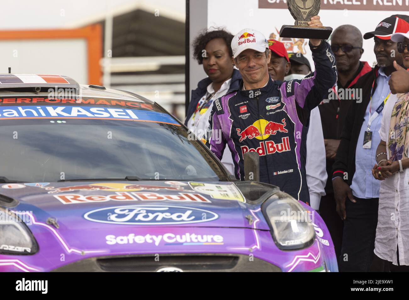 LOEB Sebastien (fra), M-Sport Ford World Rally Team, Ford Puma Rally 1,  portrait during the Safari Rally Kenya 2022, 6th round of the 2022 WRC  World Rally Car Championship, from June 23