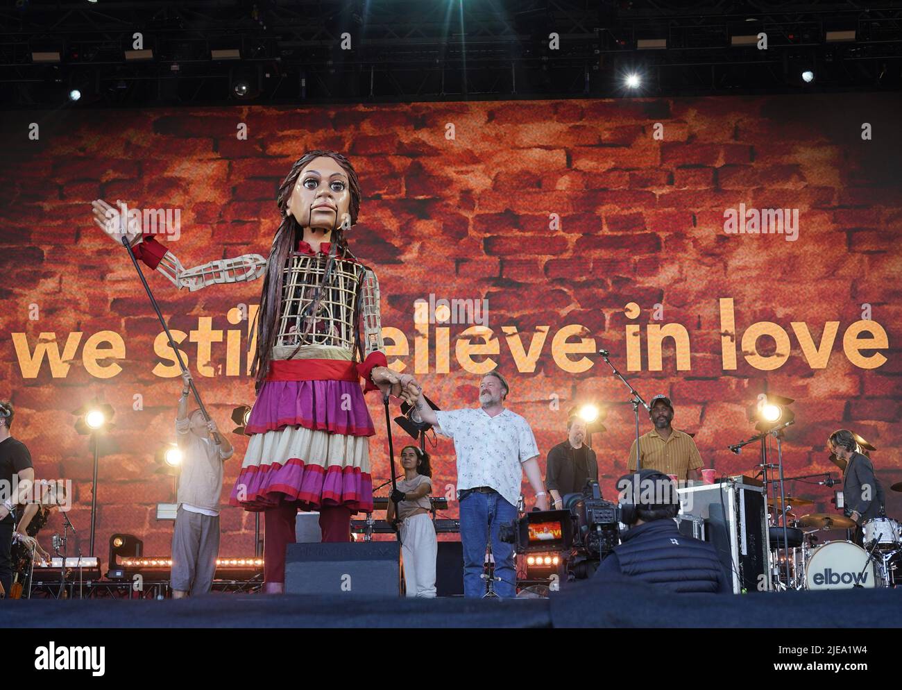 Little amal glastonbury hires stock photography and images Alamy