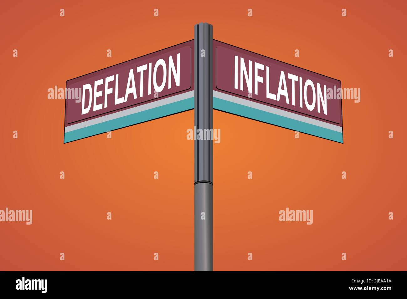 Fight inflation Stock Vector Images - Alamy