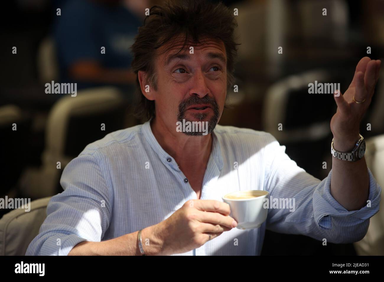 The Grand Tour star, Richard Hammond, visits Cracow, Poland, while on tour filming the show. The Grand Tour is a British motoring television series, created by Jeremy Clarkson, Richard Hammond, James May, and Andy Wilman, made for Amazon exclusively for its online streaming service Amazon Prime Video which premiered in 2016. The programme was conceived in the wake of the departure of Clarkson, Hammond, May and Wilman from the BBC series Top Gear. (Photo by Vito Corleone / SOPA Images/Sipa USA) Stock Photo