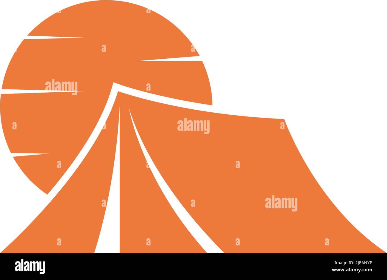 Camping icon logo design illustration template vector Stock Vector