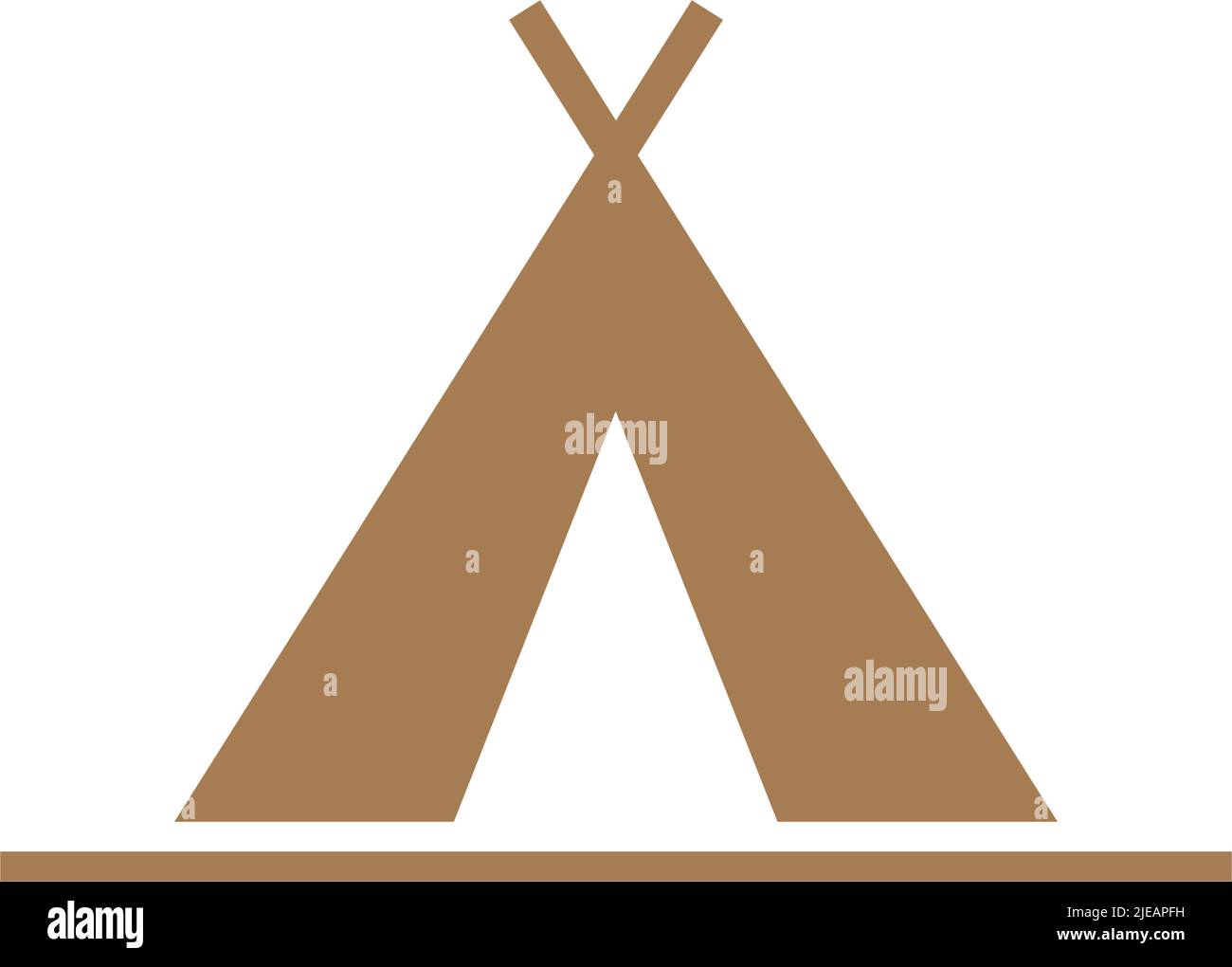 Camping icon logo design illustration template vector Stock Vector