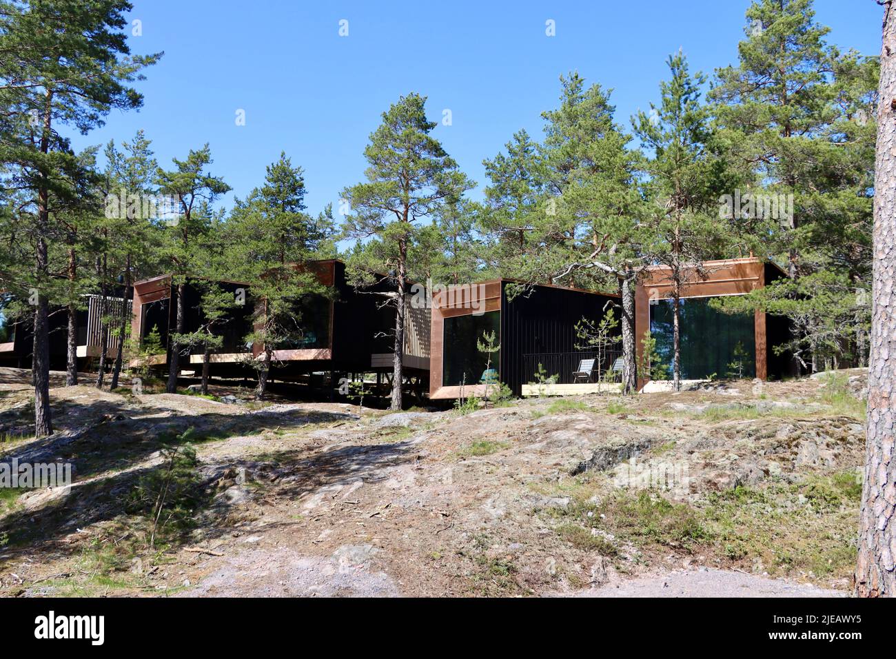 Barö Hotel in Inkoo, southern. Finland Stock Photo
