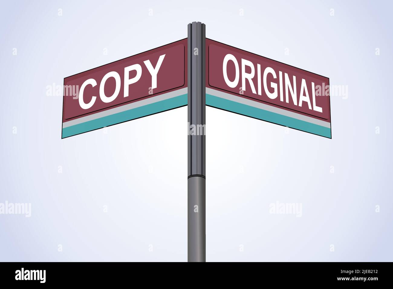 Copy sign Stock Vector Images - Alamy