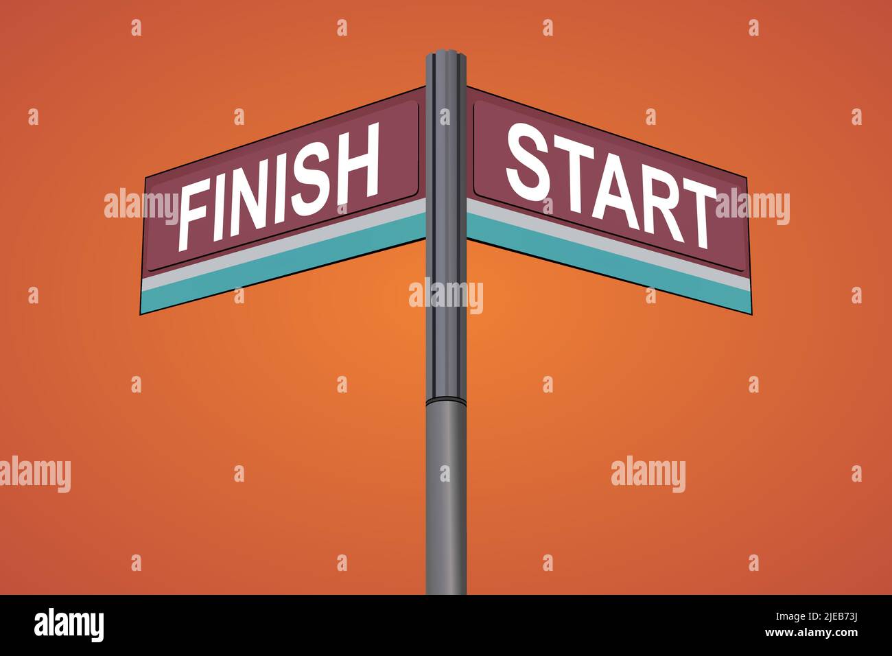 Exercise finish Stock Vector Images - Alamy