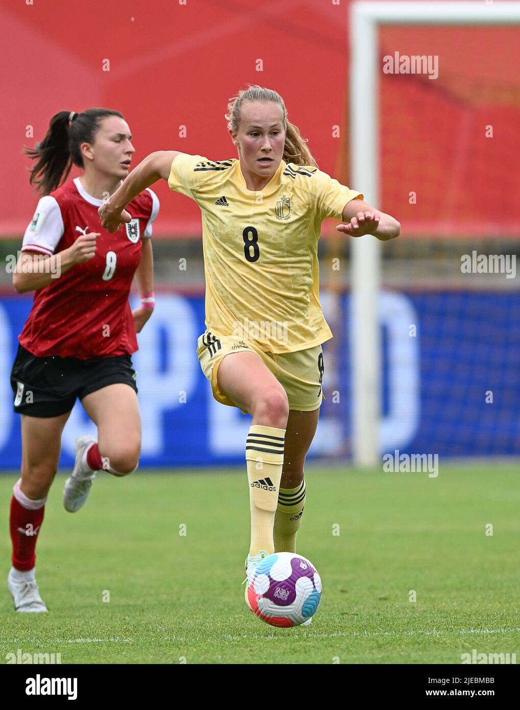 Belgium's Feli Delacauw pictured in action during the friendly match