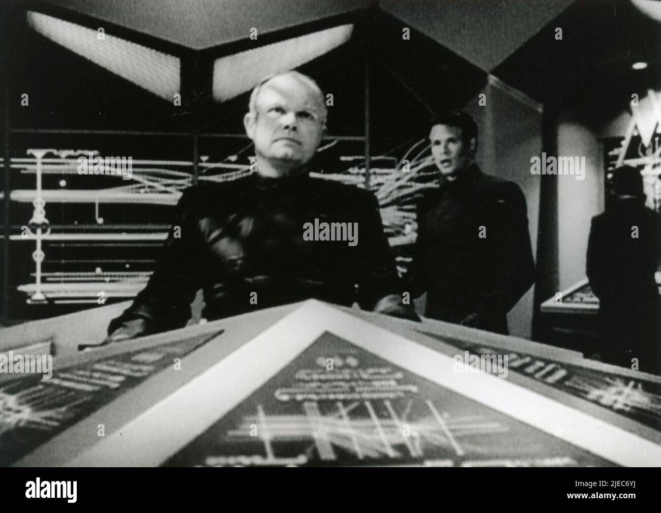 American actor Kurtwood Smith and John Loprieno in the TV serie Star Trek Voyager, USA 1997 Stock Photo
