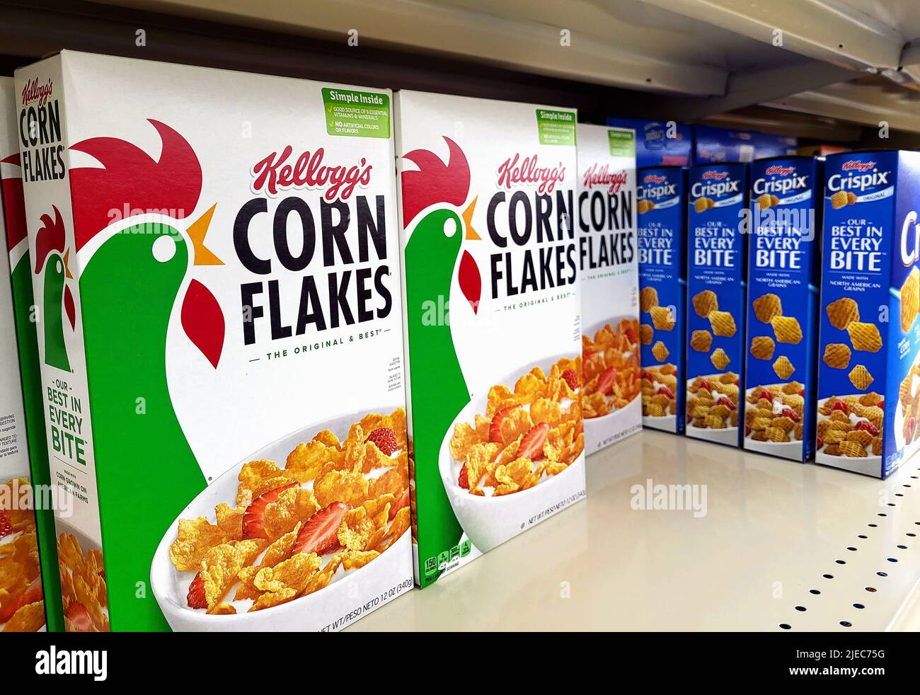 Rice krispies cereal on shelf hires stock photography and images Alamy