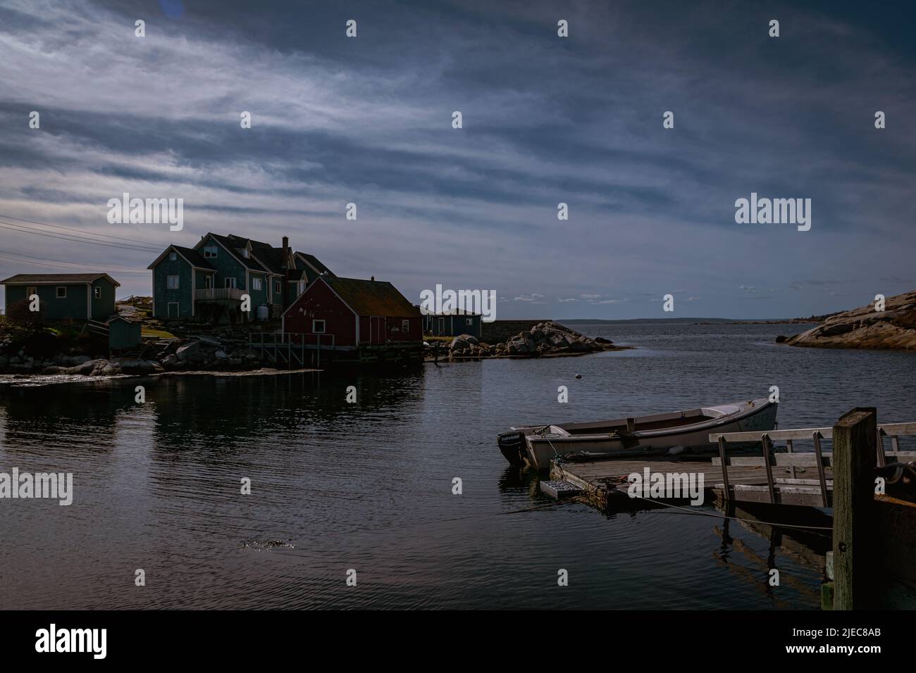 the small fishing village of Peggy's Cove, Nova Scotia, Canada, settled