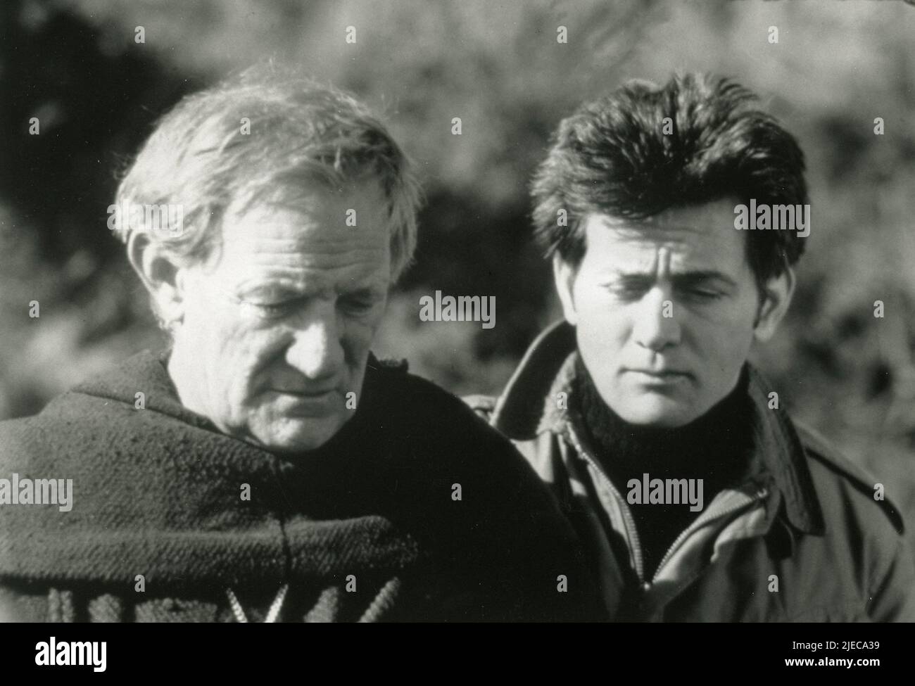 English actor Trevor Howard and American actor Martin Sheen in the movie Conflict, USA 1973 Stock Photo
