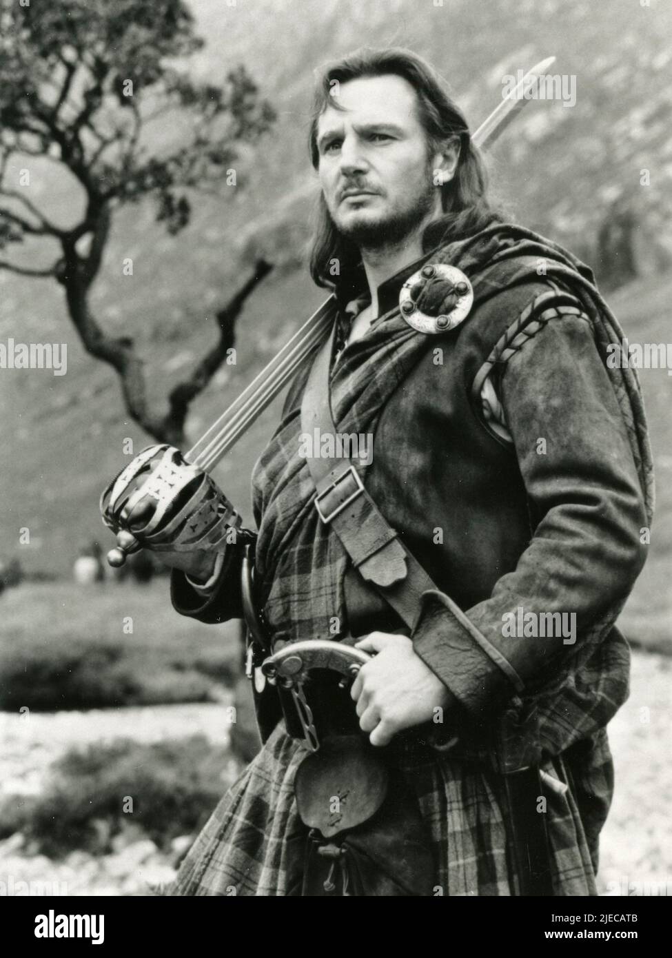 Irish actor Liam Neeson in the movie Rob Roy, USA 1995 Stock Photo - Alamy