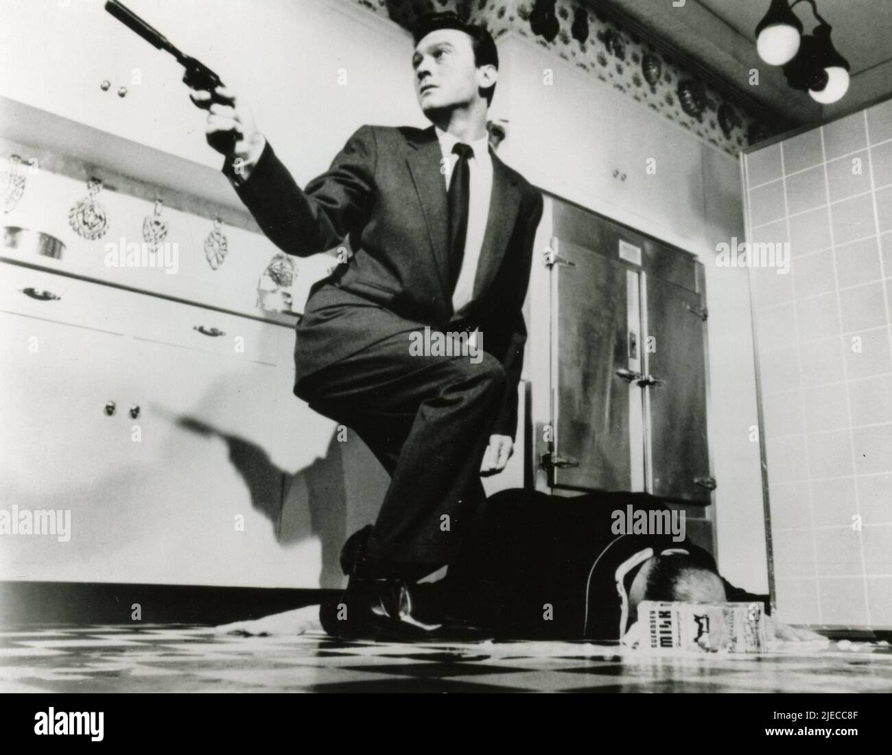 American actor Laurence Harvey in the movie The Manchurian Candidate, USA 1962 Stock Photo